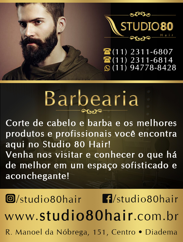 Studio 80 Hair - Barbearias em Diadema, Vila Nogueira