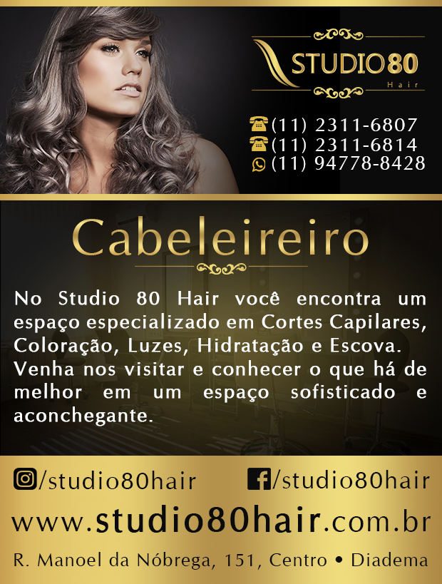 Studio 80 Hair - Salo de Cabeleireiro em Diadema, Campanrio