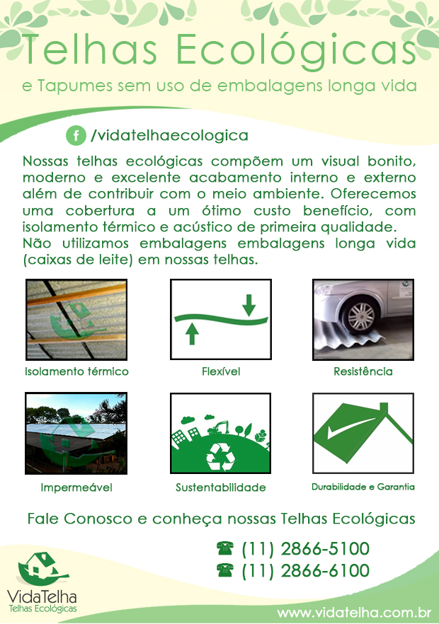 Vida Telha - Placas Ecolgicas em Diadema, Vila Nogueira