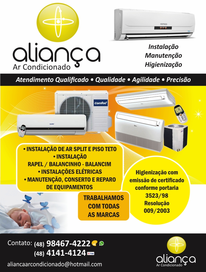 Instalao de ar condicionado em Ingleses, Norte da Ilha, Florianpolis, Manuteno, Rapel, Balancinho