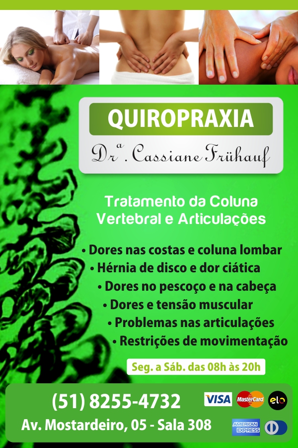 Quiropraxia no Moinhos de Vento, Porto Alegre, Tratamento para a Coluna Vertebral, Dor nas Costas